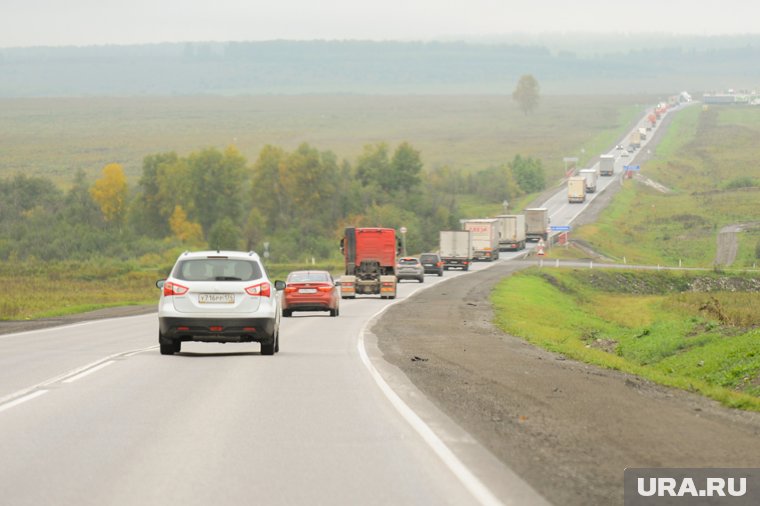 Потоп на дороге юга области привел к затруднениям при движении 