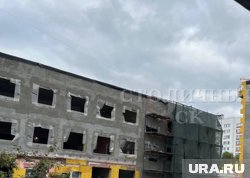 На востоке Москвы при строительстве произошло частичное обрушение здания школы