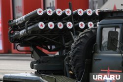 Реактивная система «Катюша» участвовала в воронежском параде