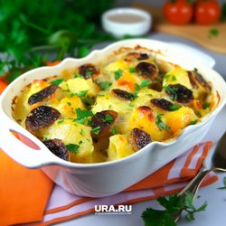 Вариант сервировки блюда