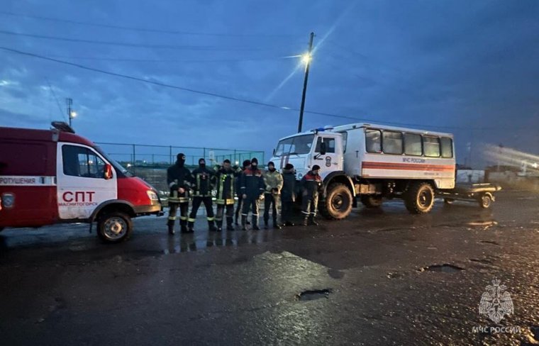 Сотрудники МЧС дежурили в Нагайбакском районе всю ночь 