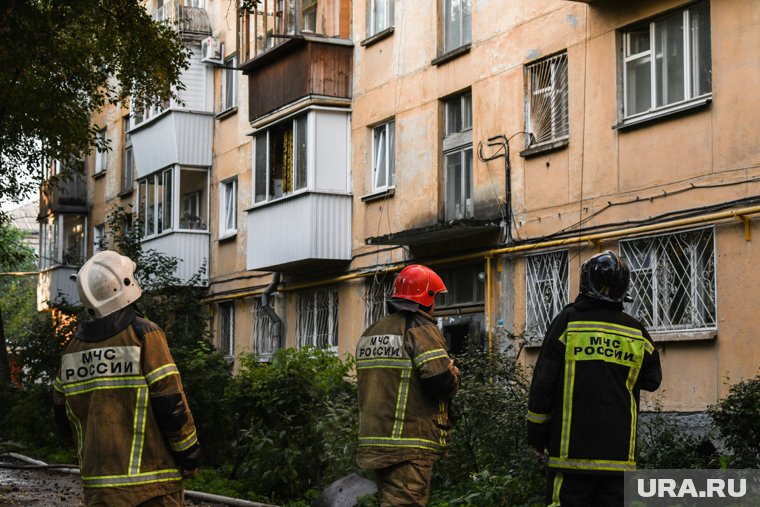 В Уфе вспыхнул пожар после хлопка бытового газа, есть погибшие