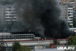 Shot: в Москве горит завод по производству резиновой обуви