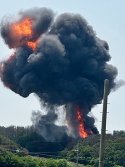 В Южной Корее рухнул самолет
