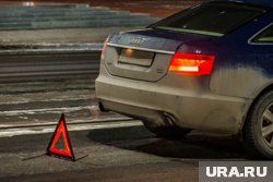 Движение перекрыли из-за аварии на трассе (архивное фото)
