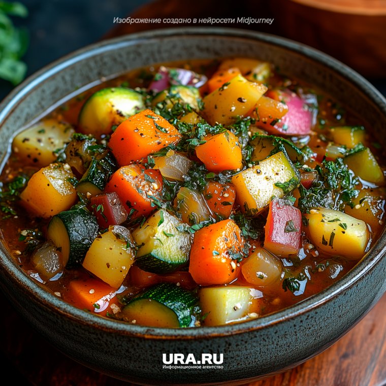 Крапива, тушеная с овощами - отличное блюдо для тех, кто не любит мясо