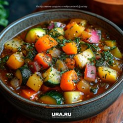 Крапива, тушеная с овощами - отличное блюдо для тех, кто не любит мясо