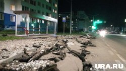Жители Кургана удивлены ремонтом на еще не сданной дороге