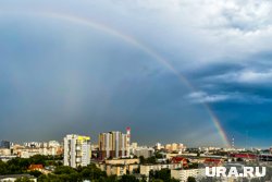 Радуга символизирует приближение летнего тепла