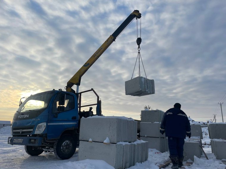 Фундамент новой амбулатории залит, строители скоро приступят к укладке плит