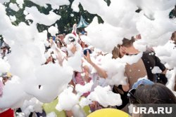 Пенная вечеринка в ЦПКиО Кургана