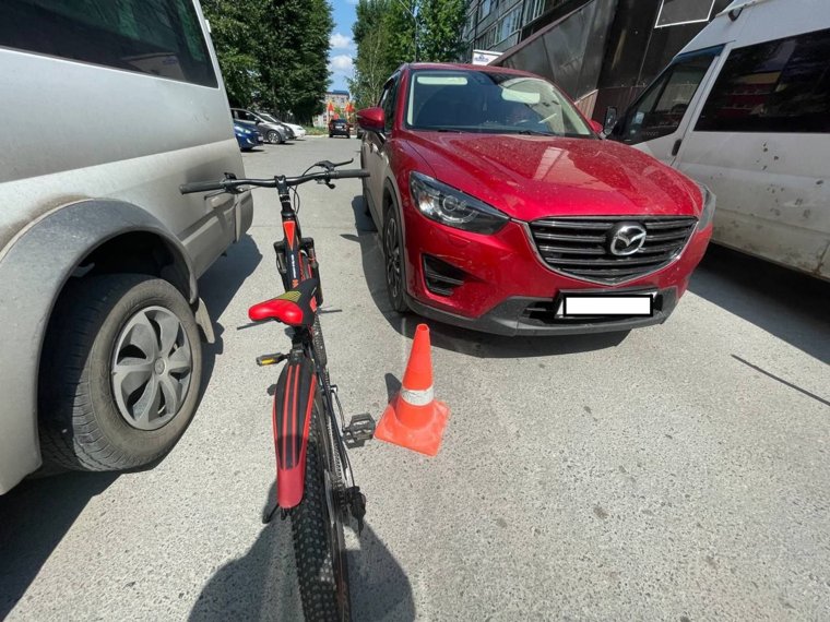 Ребенок неожиданно выехал из-за автомобиля