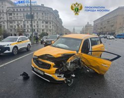 В ДТП столкнулись четыре автомобиля