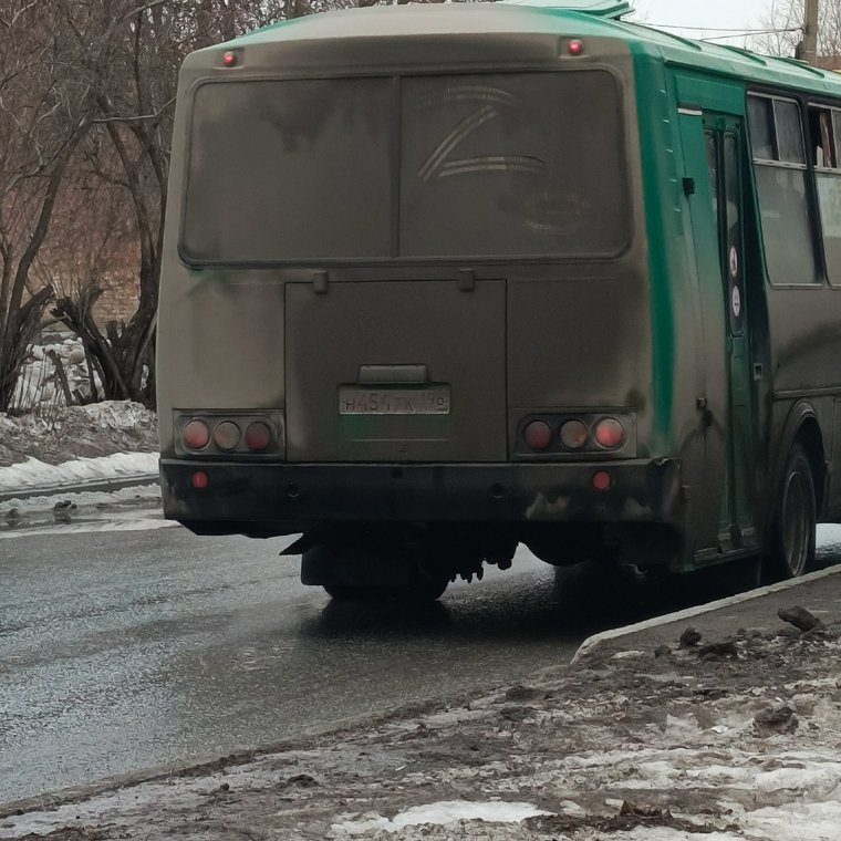 Автобус, в котором кондуктор якобы пристает к женщинам