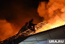 Пожар произошел на территории Академии водных видов спорта, пострадавших нет