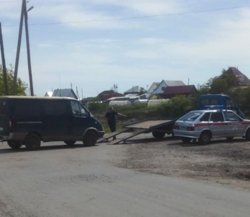 В Мокроусово сотрудники ГАИ отправили на штрафстоянку единственную Газель местного похоронщика
