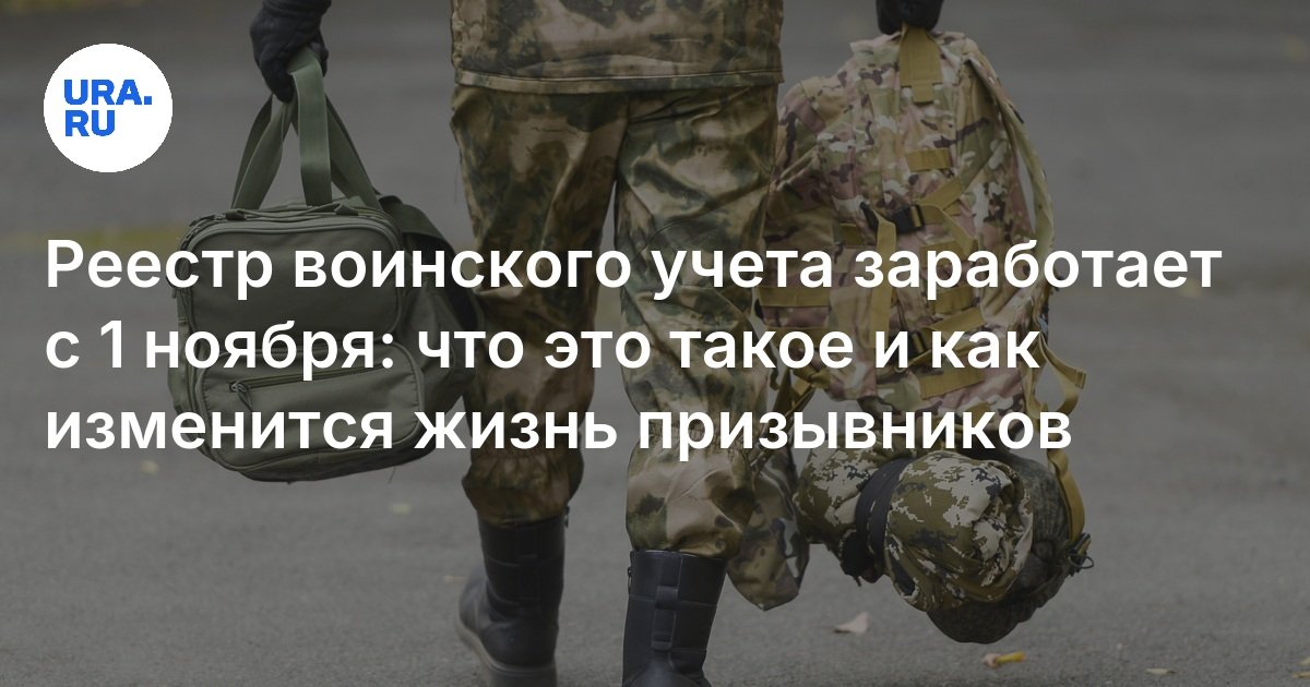 Что такое Единый реестр воинского учета: что значит, как и когда ...