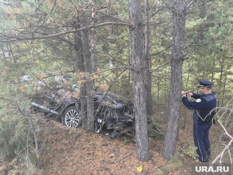 Авария произошла на въезде в Реж
