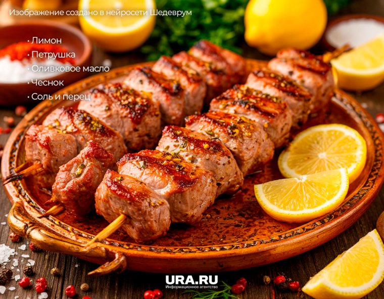 Лимон придает мясу легкую кислинку и насыщенный цвет, а зелень— аромат