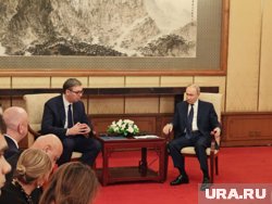 Путин встретился с Вучичем