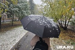 Первый снег в Тюмени начался 30 сентября
