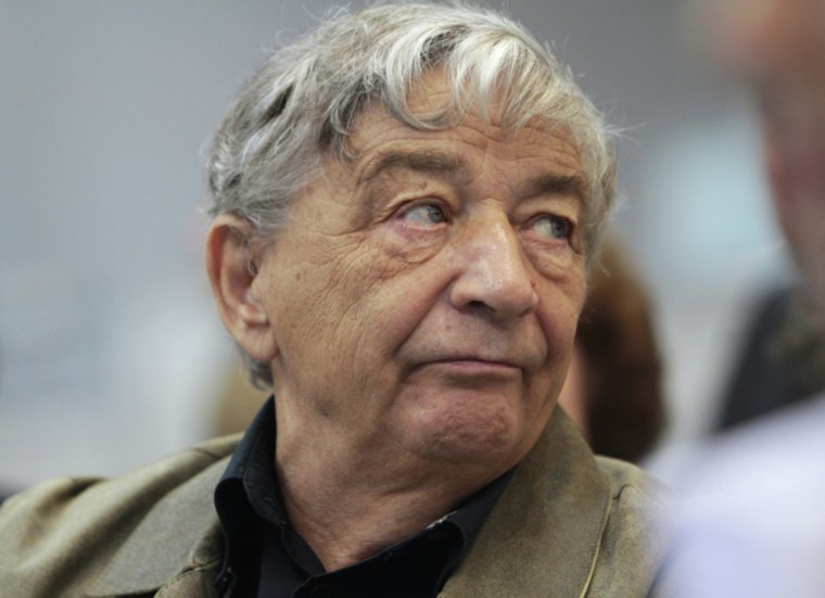 Писатель Эдуард Успенский на VI Киевской книжной ярмарке в 2010 году
