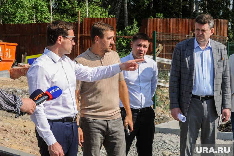 В июне Лошкин посетил строящийся объект 