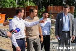 В июне Лошкин посетил строящийся объект