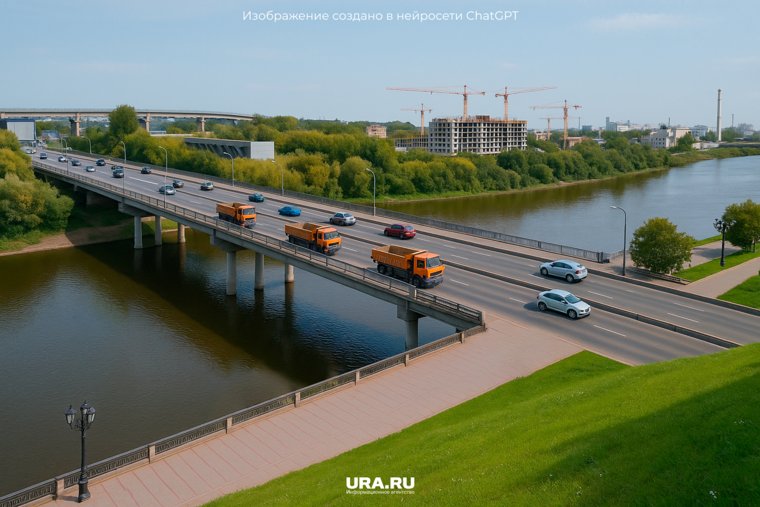 Еще один мост ведет в район Дома Обороны.