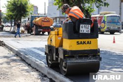 В Кургане активно обновляются дороги