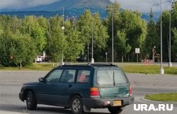 Журналист URA.RU сообщил, что в основном жители Анкориджа ездят на машинах