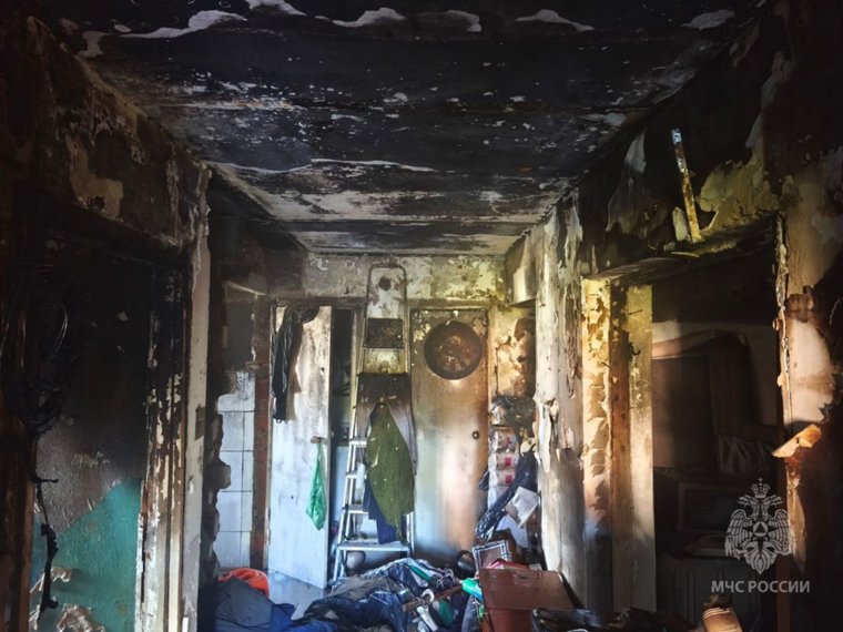 Пожар в жилом доме села Каскара