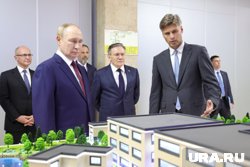 Владимиру Путину показали макет «Нового Снежинска»