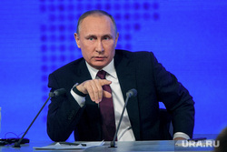 12 ежегодная итоговая пресс-конференция Путина В.В. (перезалил). Москва, путин владимир, жест рукой