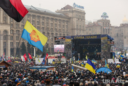 События на Майдане. Киев, флаг украины, майдан, киев, революция, правый сектор, протесты, площадь независимости, народное вече