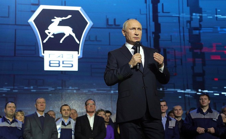Владимир Путин сделал долгожданное заявление в декорациях «ГАЗа»