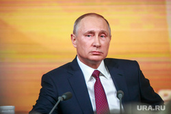 Ежегодная итоговая пресс-конференция президента РФ Владимира Путина. Москва, путин владимир