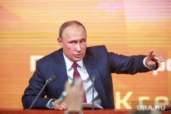 Ежегодная итоговая пресс-конференция президента РФ Владимира Путина. Москва, путин владимир