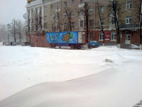 В Курганской области объявлено штормовое предупреждение. Столица Зауралья погребена под сугробами 