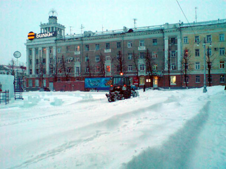 В Курганской области объявлено штормовое предупреждение. Столица Зауралья погребена под сугробами 