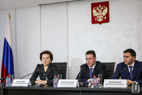 Полпред Холманских в Сургуте, холманских игорь, комарова наталья, кобылкин дмитрий, полпред УрФО, губернаторы