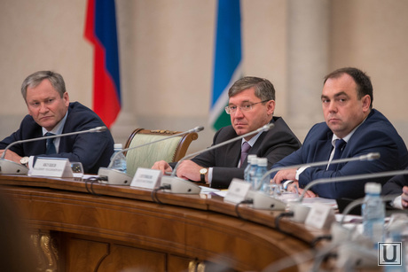 Заседание в резиденции губернатора СО по инвестициям и Игорь Левитин. Екатеринбург