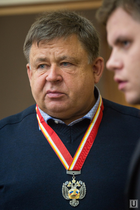 Алексей Чеканов и трамплины на горе 