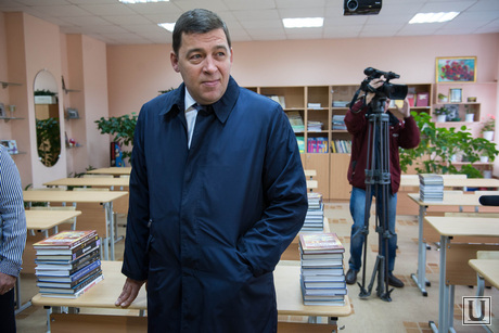 Евгений Куйвашев в школе №175. Екатеринбург, куйвашев евгений