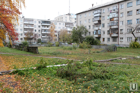 Стройплощадки Курган, двор, место под застройку, карла маркса 4