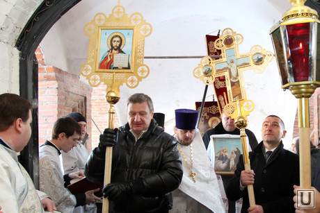 Освящение Богоявленского храма  Курган, ильтяков александр, муратов сергей, богоявленский храм, освящение