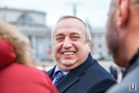 Франц Клинцевич у мемориала 