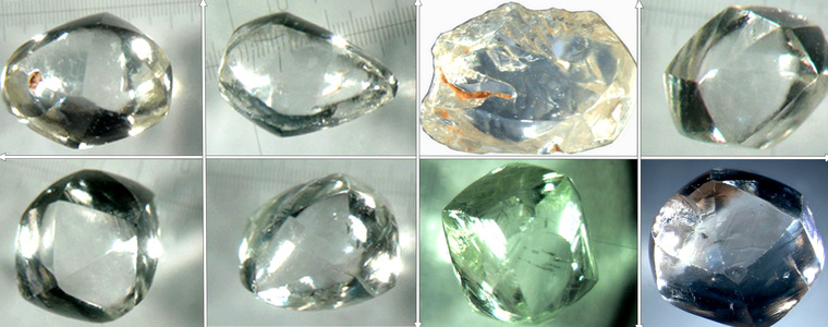 Круглые пермские алмазы стоимостью 500 долларов за карат