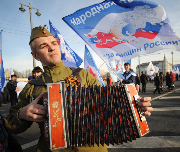 Сегодня Москву накрыла волна патриотизма