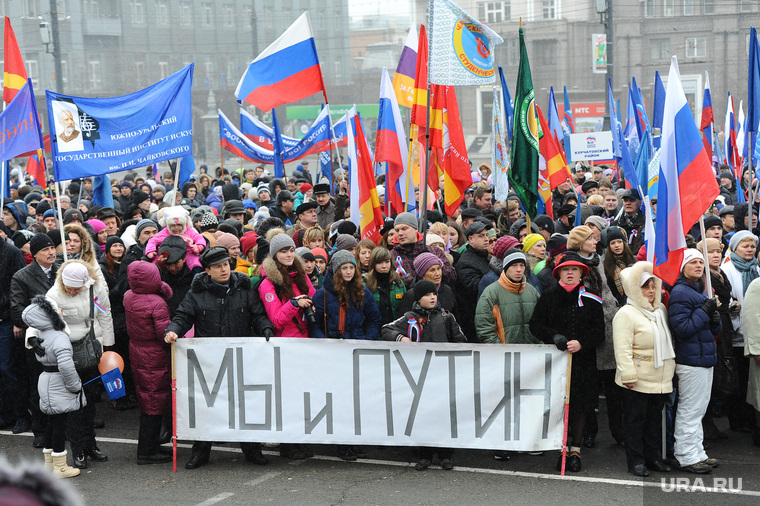 Митинг. Челябинск, плакат, мы и путин